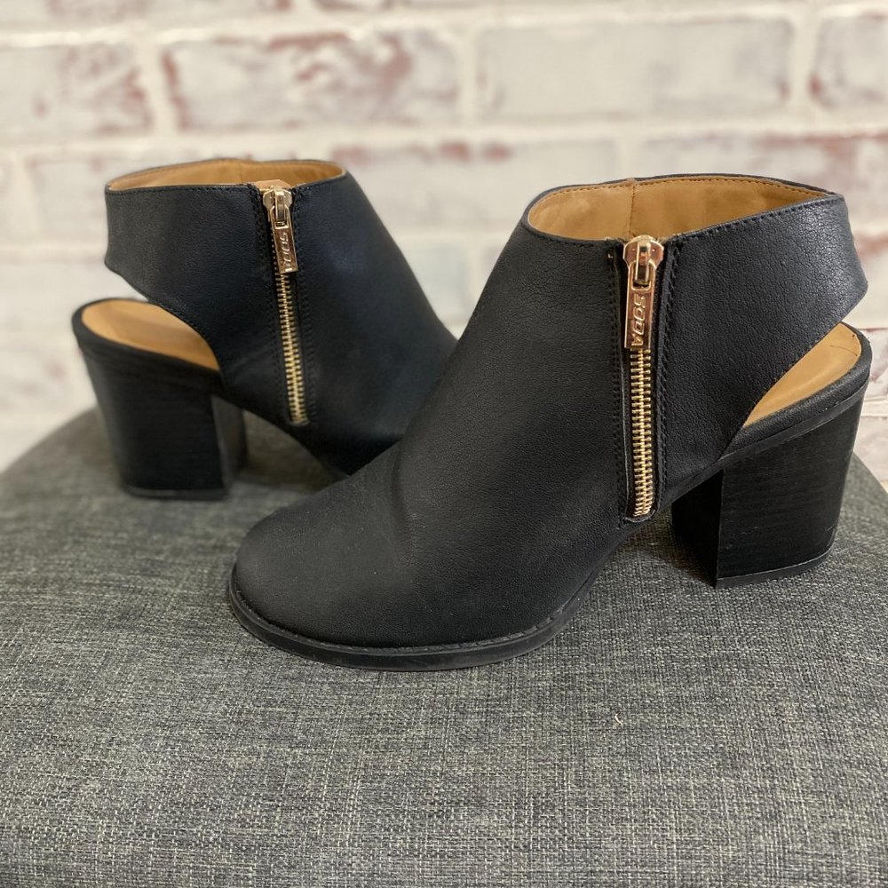 Soda Black Ankle Boots